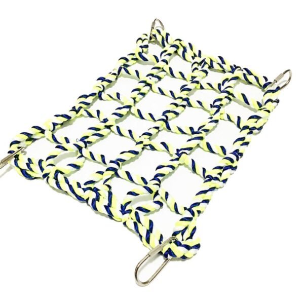 Parrot Climbing Ladder Net Cotton Rope Cage Hanging Pet Activity Toy for Hamster Ferret Small Animal - Image 2