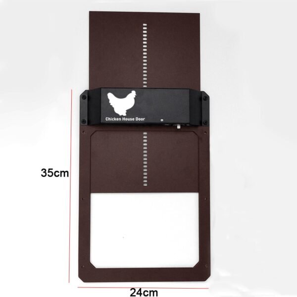 Cat Dog Automatic Chicken Coop Door Light-Sensitive Night Morning Delay Auto Guard Poultry Supplies - Image 5