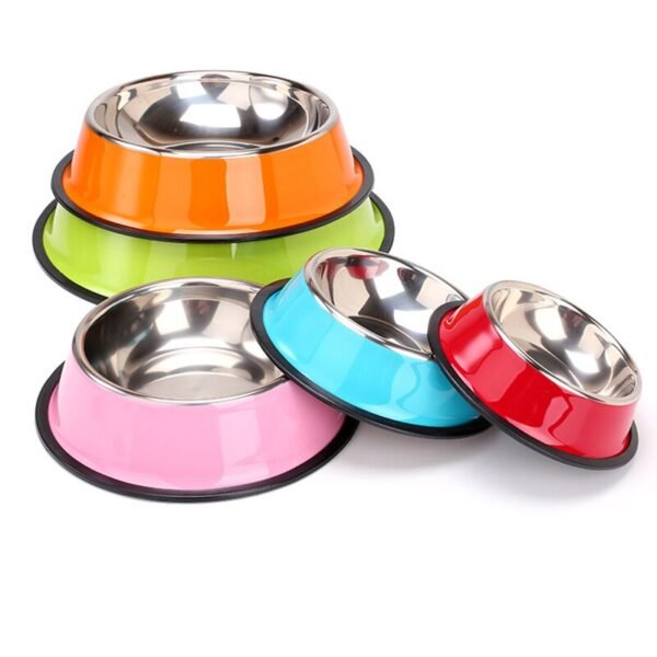 Stainless Steel Bowls Pet Dog Food Dish Non-slip Anti-fall Durable Cat Dogs Feeding Bowl Pets Outdoor - Image 13