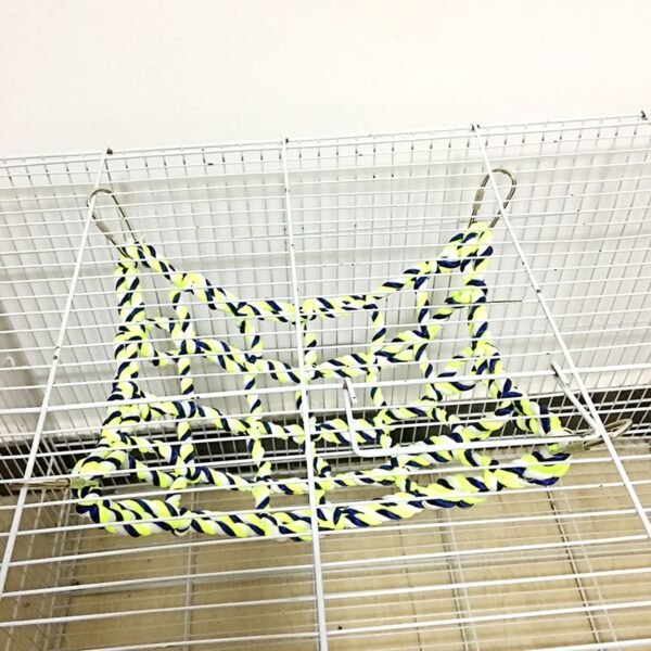 Parrot Climbing Ladder Net Cotton Rope Cage Hanging Pet Activity Toy for Hamster Ferret Small Animal - Image 5