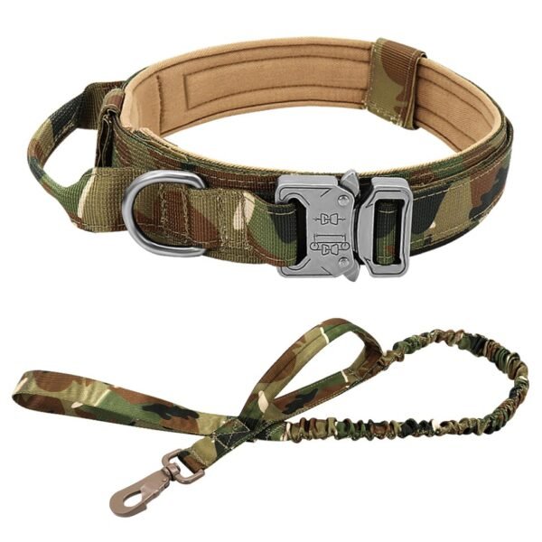 German Shepard Military Tactical Medium Large Lead For Walking Training Dog Collar Control Handle - Image 17