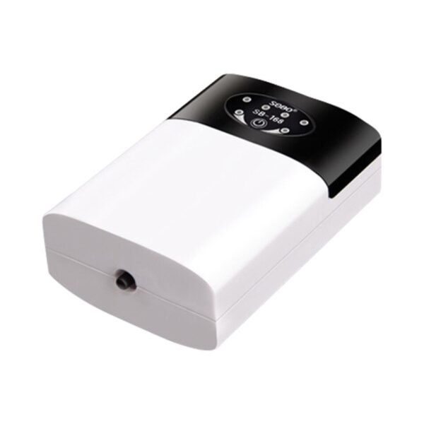Fish Tank Aquarium Oxygen Pump USB Charging Portable Exhaust Air Stone Ultra Silent Air Compressor - Image 6