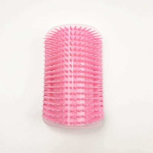 Cats Brush Corner Scratcher Rubbing Cat Massage Self Groomer With Catnip pet hair remover brush - Image 8