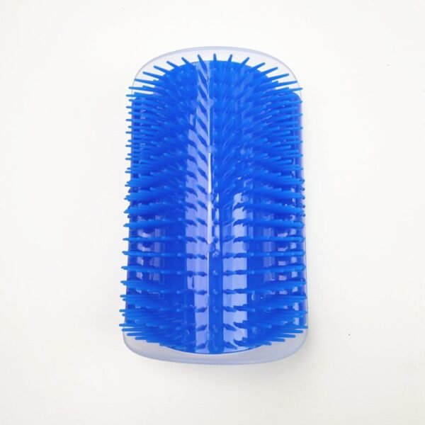 Cats Brush Corner Scratcher Rubbing Cat Massage Self Groomer With Catnip pet hair remover brush - Image 12