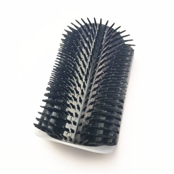 Cats Brush Corner Scratcher Rubbing Cat Massage Self Groomer With Catnip pet hair remover brush - Image 6
