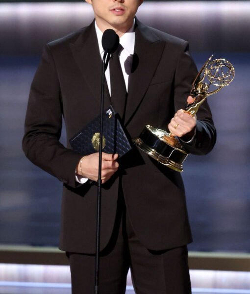 Steven Yeun Brown Suit