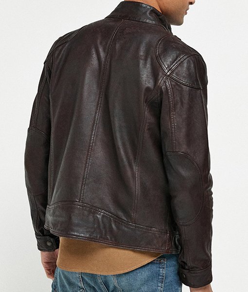 Albert Brown Leather Jacket - Image 5