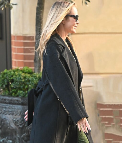 Amanda Holden Black Trench Coat - Image 2