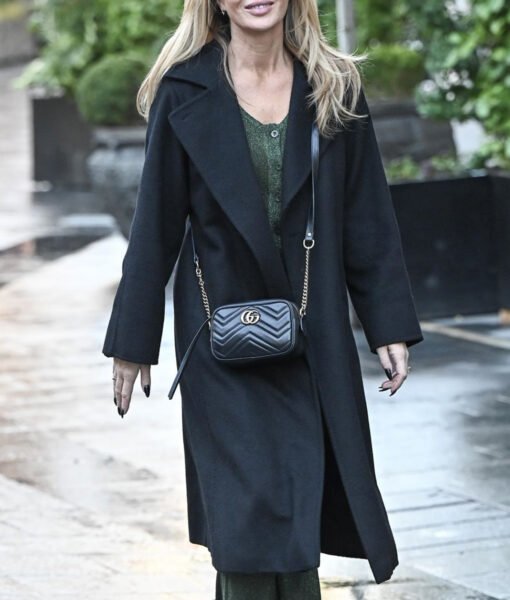 Amanda Holden Black Trench Coat - Image 4