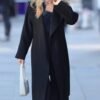 Amanda Holden Black Trench Coat