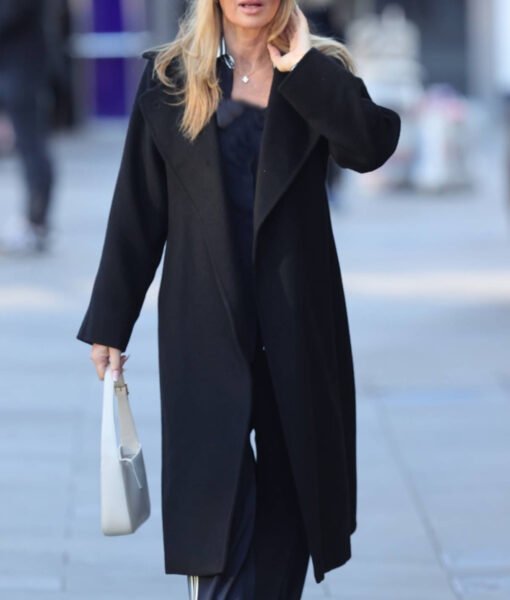 Amanda Holden Black Trench Coat