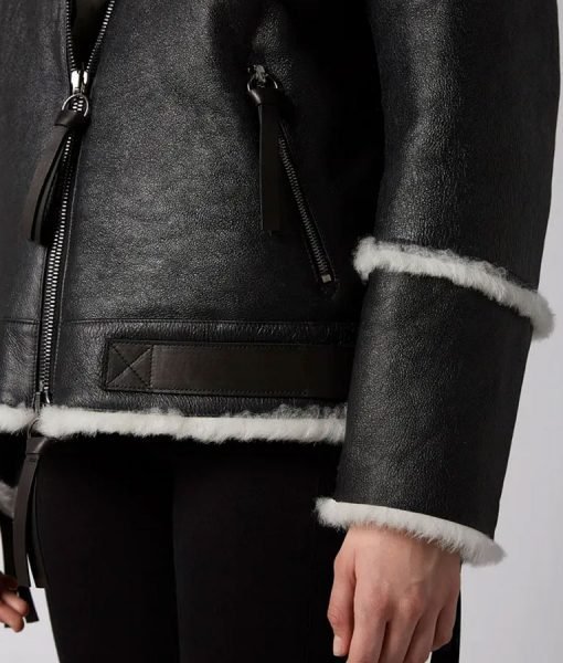 Landry Black Aviator Jacket - Image 3