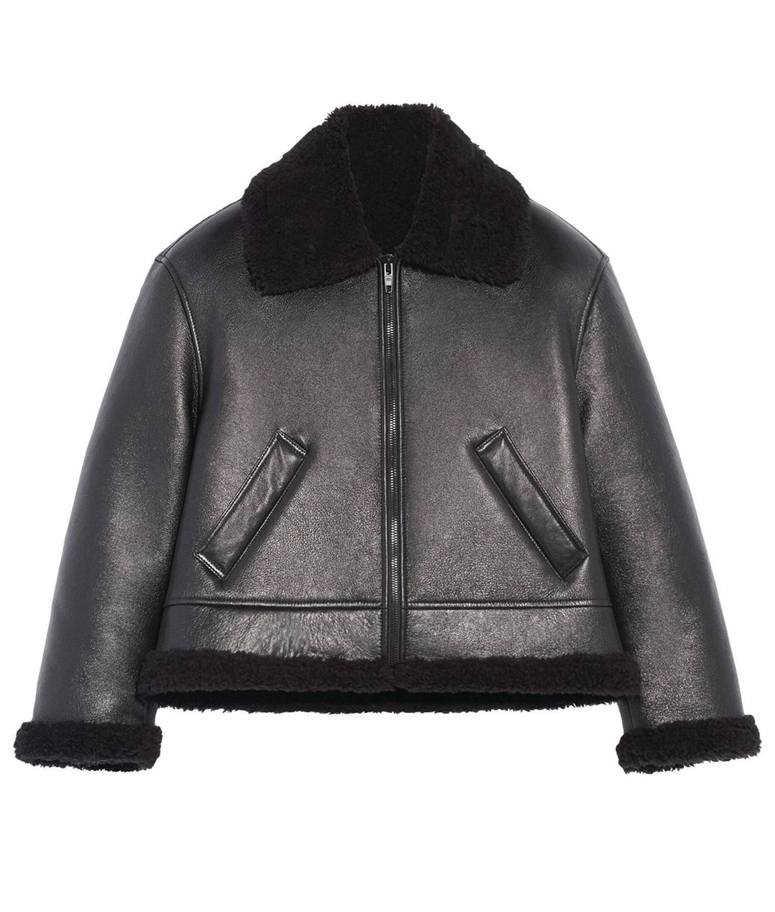 Bad Bunny Shearling Leather Jacket - Image 4