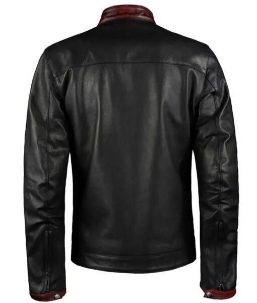 Buttler Black Leather Jacket - Image 2