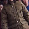 Emily Ratajkowski Long Leather Jacket