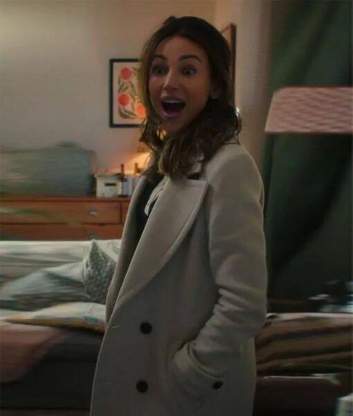 Fool Me Once Michelle Keegan White Trench Coat - Image 2