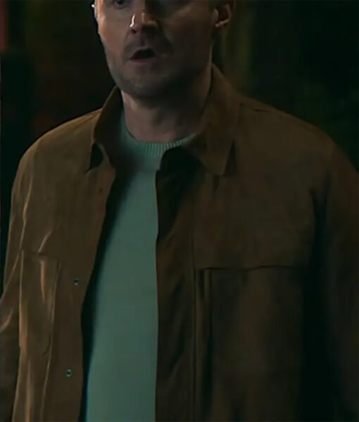 Fool Me Once Richard Armitage Brown Jacket - Image 2