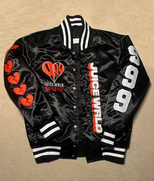 Juice WRLD Black Bomber Jacket
