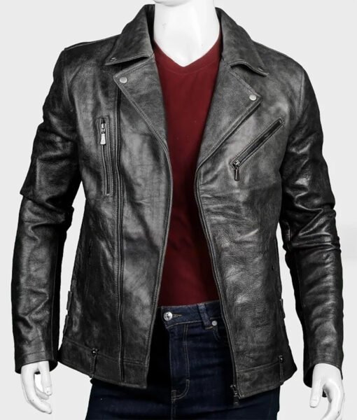 Mens Biker Jacket - Image 2