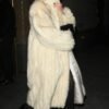Olivia Jade Giannulli White Long Fur Coat