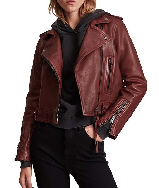Rhonda Leather Biker Jacket