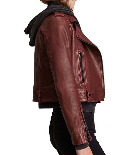 Rhonda Leather Biker Jacket - Image 2
