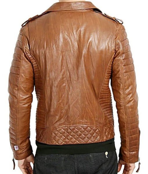 Robin Brown Leather Jacket - Image 2