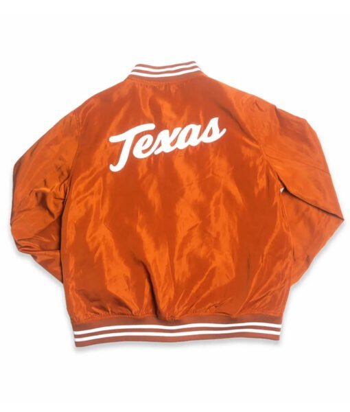 Longhorns Orange Bomber Jacket - Image 2