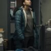True Detective Kali Reis Green Puffer Jacket