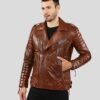 BRAD BROWN MOTORCYCLE LEATHER JACKET