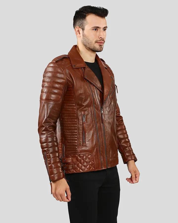BRAD BROWN MOTORCYCLE LEATHER JACKET - Image 6